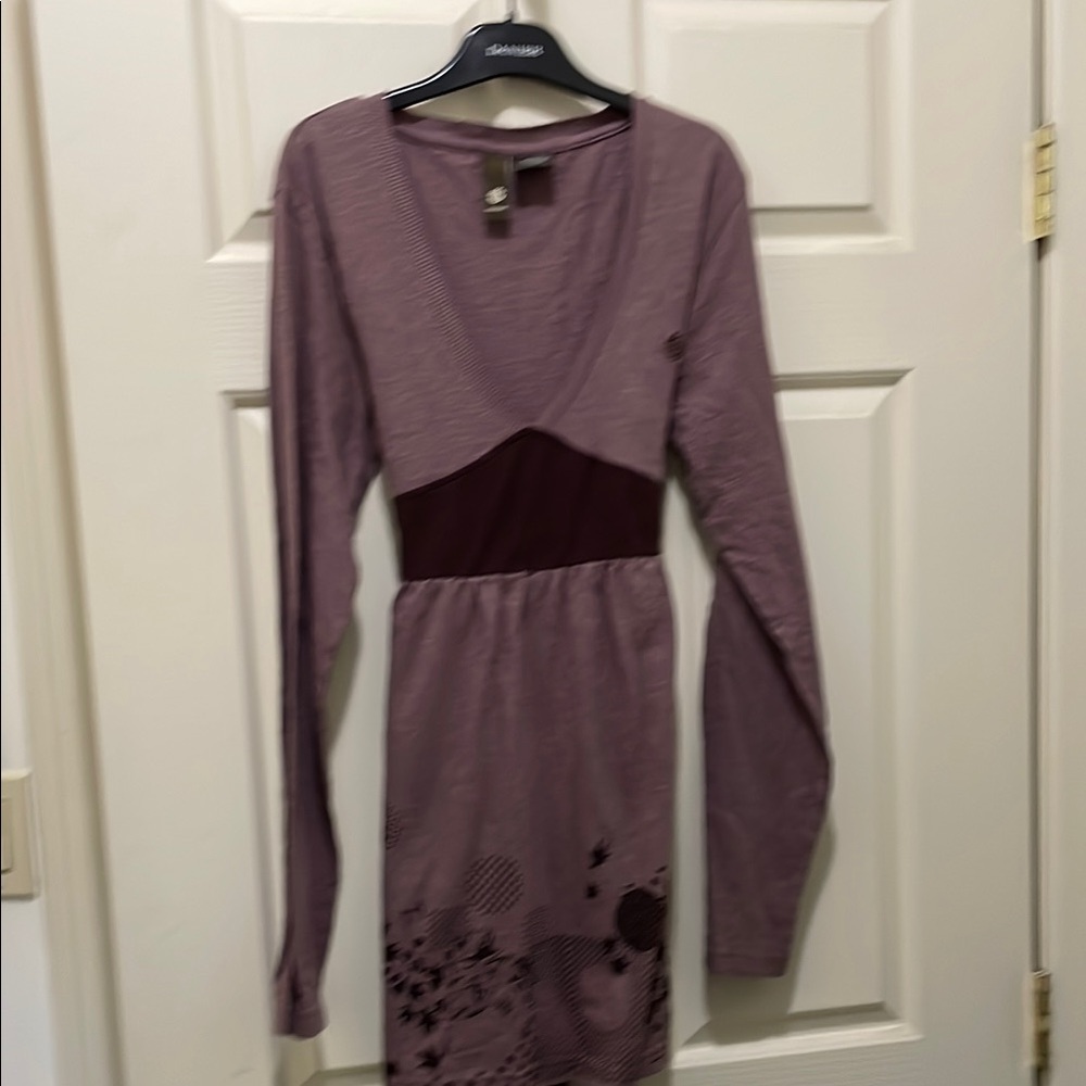 Element Plum Color Long Sleeve Top (sz lg)